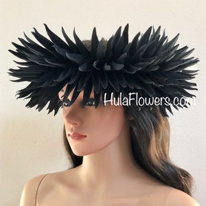 Silk Heliconia Haku, Head Hei, Headband For Hawaiian, Polynesian, for Hula or Tahitian Dancer Accessories