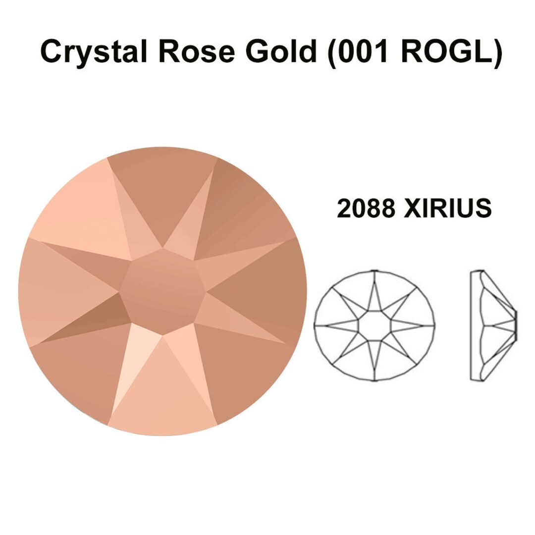 [M ] ページXIRIUS Rose 2088 ネイルパーツ 100% Genuine 2058 XILION 2088 XIRIUS Rose no hotfix flat