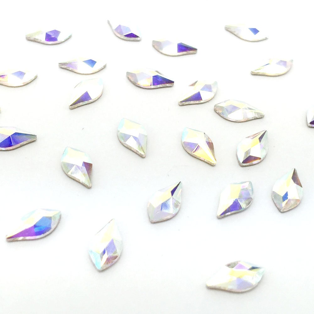 72 Pcs Swarovski 2205 Flame Flatbacks No-hotfix 14mm Nail