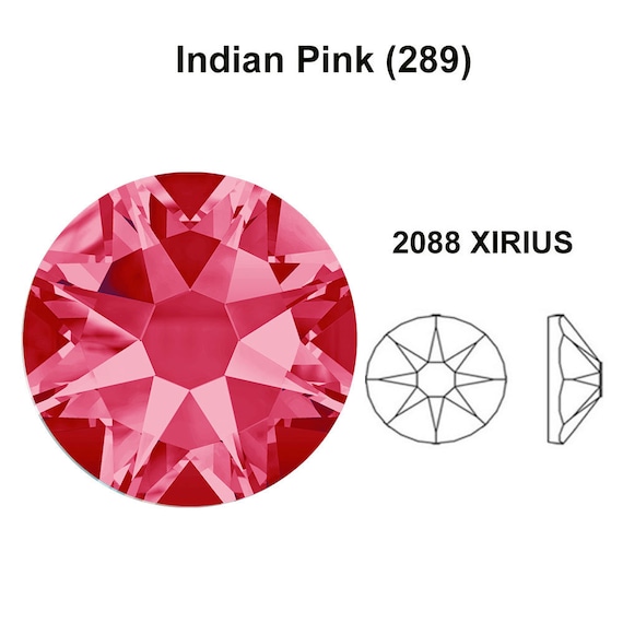 Swarovski 2058/2088 crystal flatback rhinestones 144 pcs hot pink FUCHSIA  (502)
