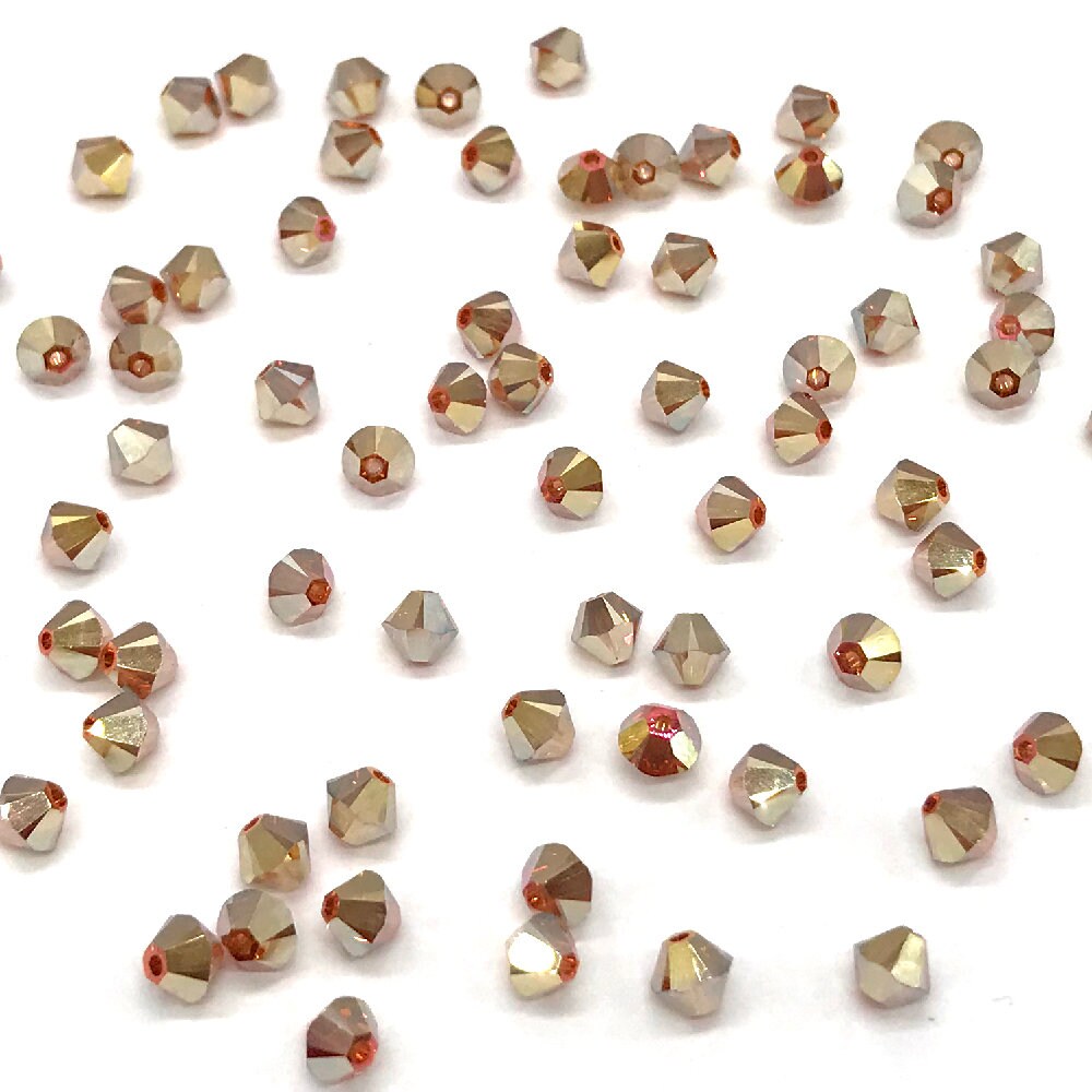 Crystal Metallic Sunshine 2x (001 MTSH2) Gold Genuine Swarovski
