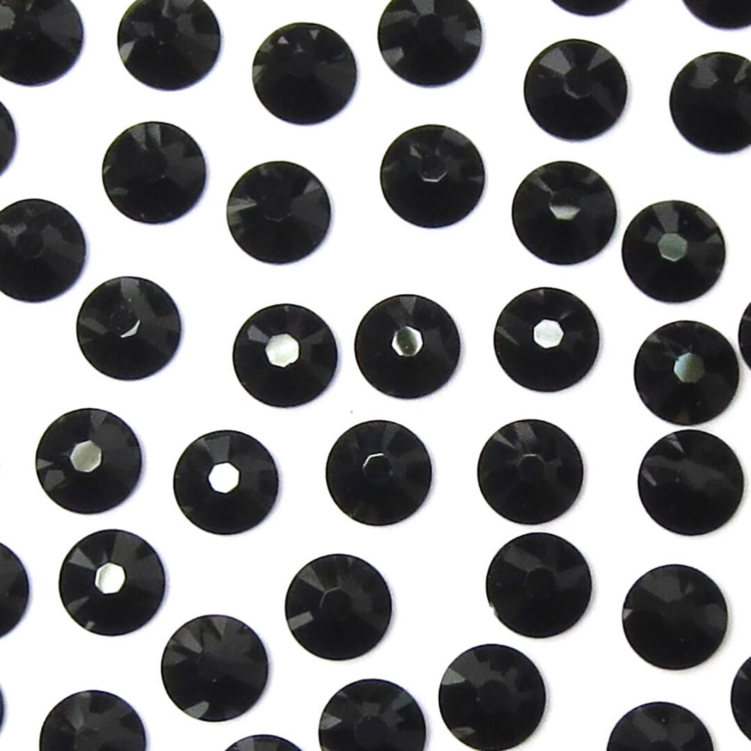 AUTHENTIC Swarovski Crystals Jet Black for NAILS, Crafts, Phone