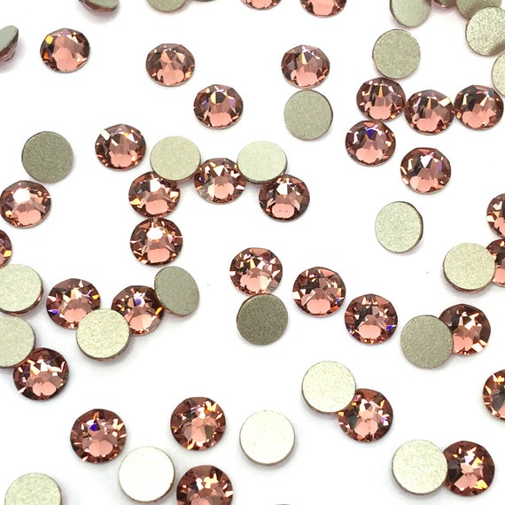 Blush Rose (257) Swarovski 2088 XIRIUS 12ss Crystal Flatbacks No