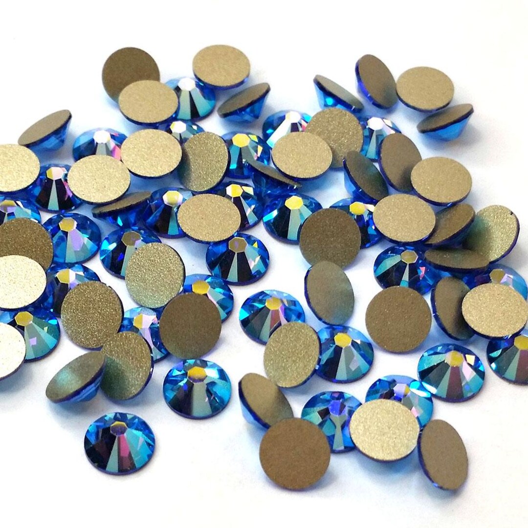 Sapphire AB (206 AB) Swarovski 2000 3ss Crystal Flatbacks No-hotfix ...