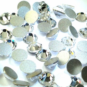 Kristal (001) Swarovski 2000 4ss-plakstenen zonder hotfix-steentjes Nail Art klein 1,6 mm ss4 helder ** Geen tarieven voor VS