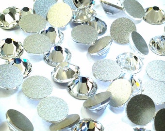 Crystal (001) Swarovski 2000 4ss Flatbacks No-Hotfix Rhinestones Nail Art tiny 1.6mm ss4 clear ** No Tariffs to US