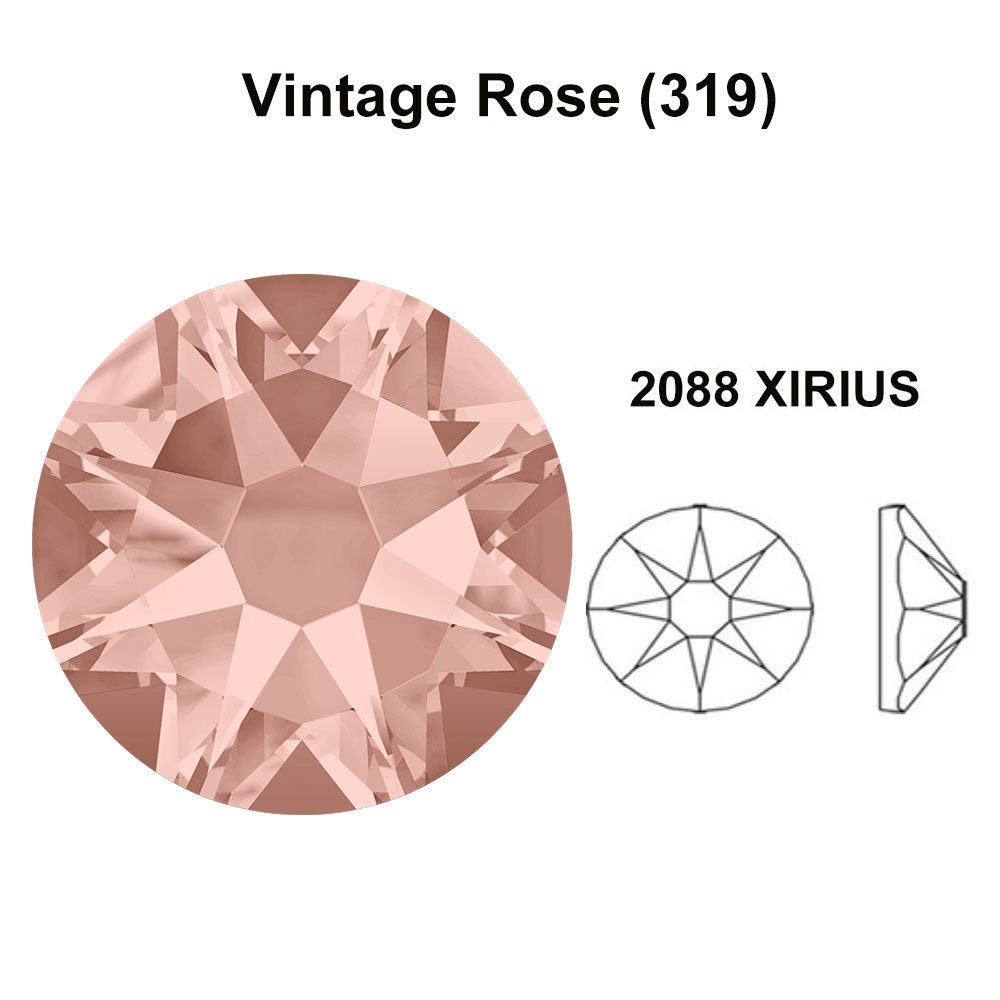 Amazon.com: Light Rose (223) Pink 2088 Xirius Swarovski