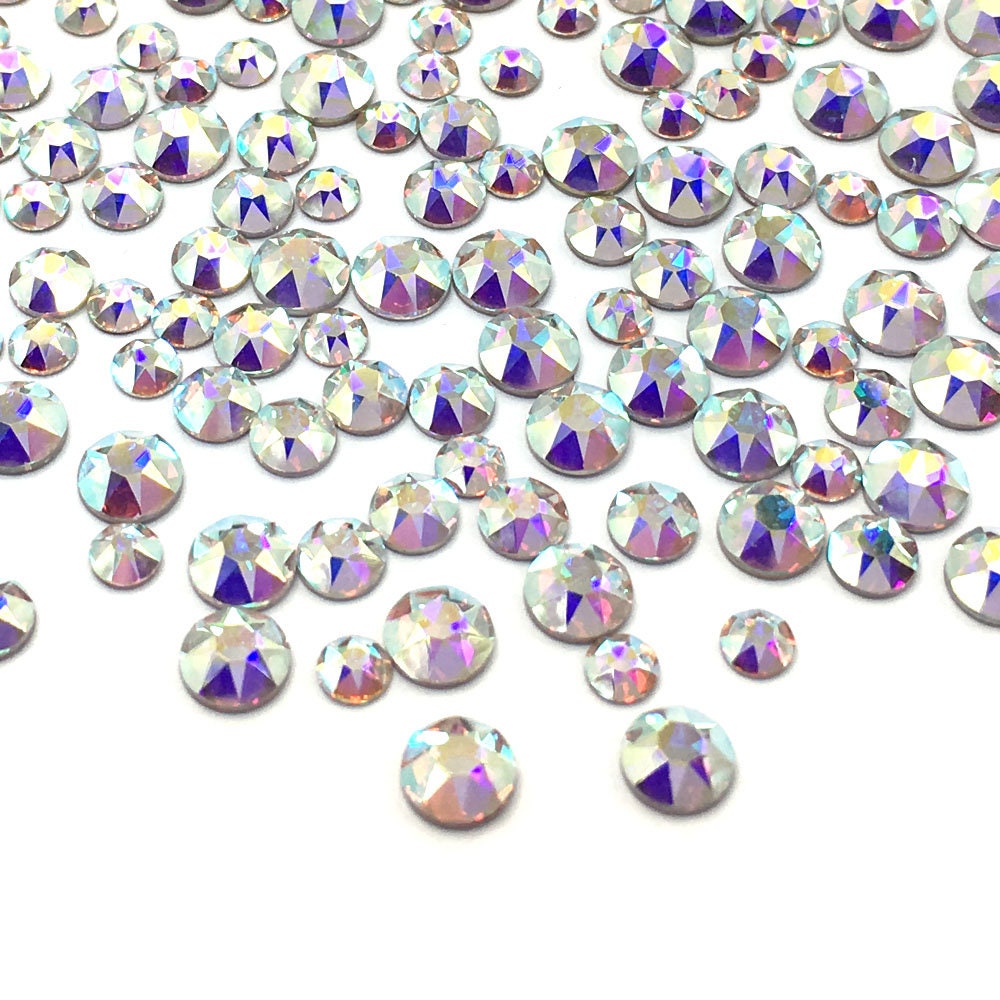 SS20 Transparent Crystal AB Glitter Nails Crystals стразы Non Hotfix  Rhinestones Strass Diamond For Nail Art Nail CharmsDress