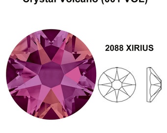 Crystal Volcano (001 VOL) Swarovski 2088 XIRIUS 12ss Flatback No