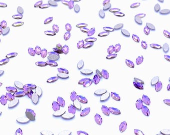 720 pcs - Crystal Vitrail Light (001 VL) Swarovski 2200 Navette Flatbacks No-Hotfix 4x2mm nail art Wholesale Factory Pack * No Tariffs to US