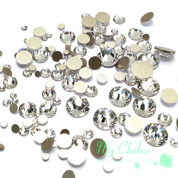 1gr 15pp BLUE ZIRCON FOILED POINTED BACK European Rhinestones