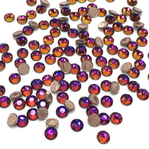 Crystal Volcano (001 VOL) Swarovski 2078 XIRIUS / 2038 XILION Flatbacks Hotfix Iron-on Rhinestones * Pick Size & Quantity