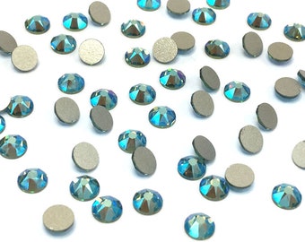 Erinite Shimmer (360 SHIM) Swarovski 2058 Crystal Flatbacks No-Hotfix Rhinestones (ss5 , ss9) Nail Art ** Free Shipping to US