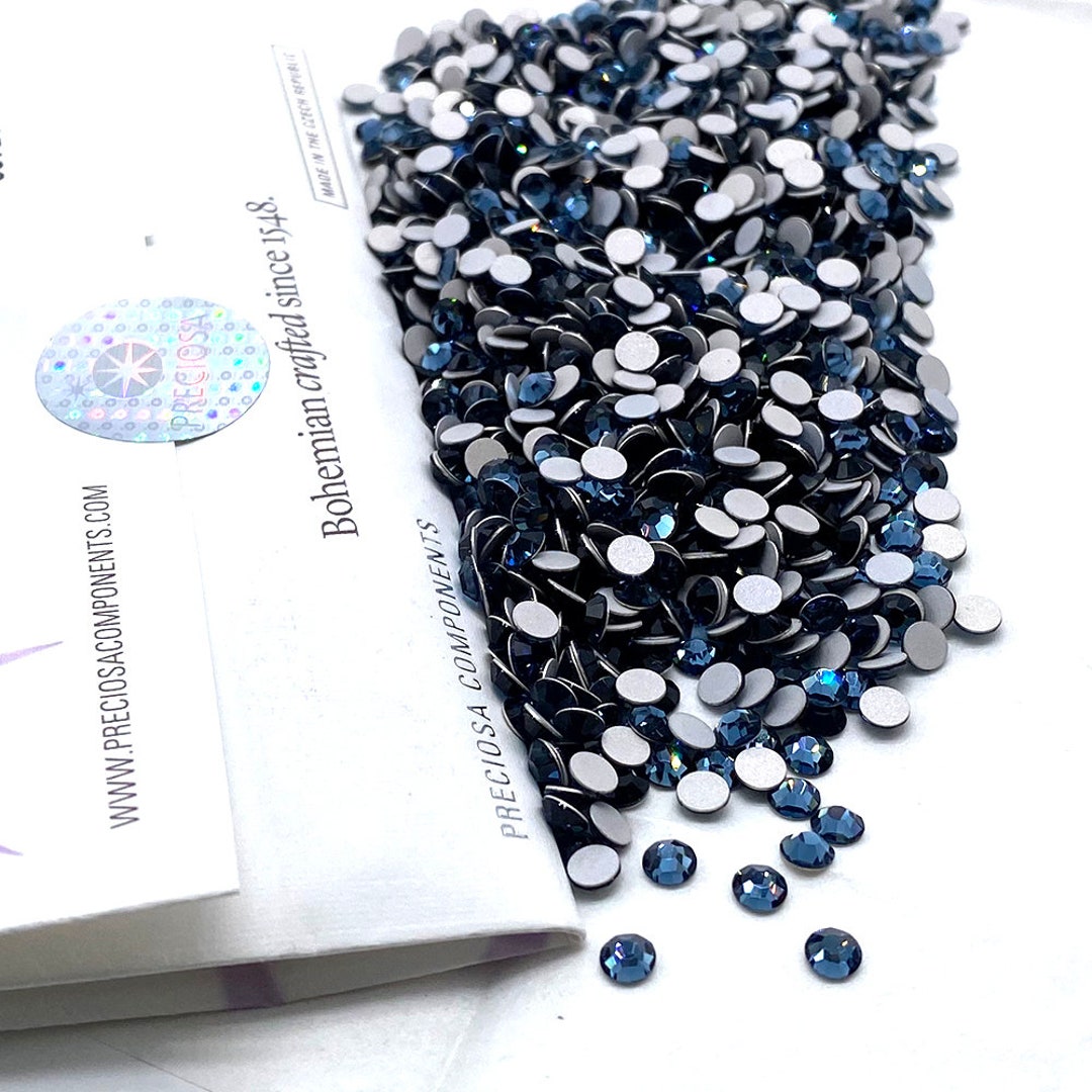 144 pieces 16ss BLUE VIOLET Preciosa Maxima Rhinestones - Crystals 2 Love