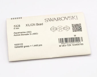 EGF・マリン◼︎計2点 144個 - アクアマリンAB 2x（202 AB2）レイクブルー純正スワロフスキー