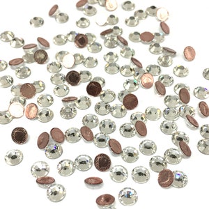 Cristallo (001) Swarovski 2078 XIRIUS / 2038 Xilion Flatbacks HOTFIX Strass termoadesivi trasparenti * Nessuna tariffa per gli Stati Uniti * Scegli la taglia e la quantità