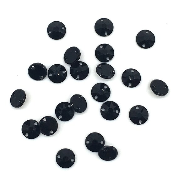 ラインストーン　スワロフスキー スワロフスキー 3288 XIRIUS 縫い付けストーン 2穴 8mm ラウンド