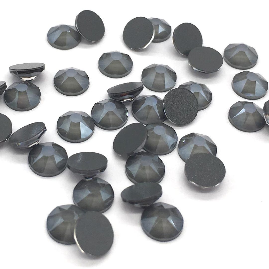 36 Pcs - Crystal Dark Grey (001 L111S) Swarovski 2088 XIRIUS 30ss ...
