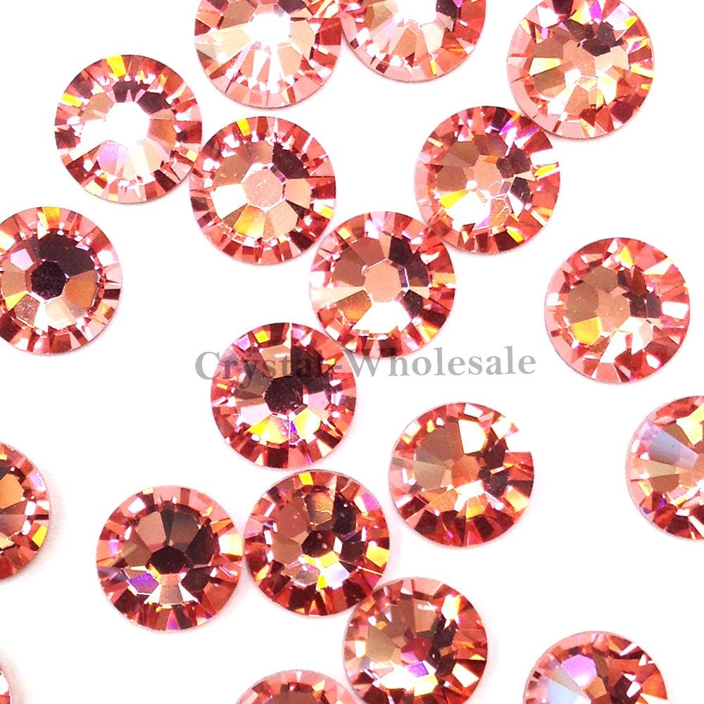 Rose Peach (262) Swarovski 2000 3ss Crystal Flatbacks No-hotfix ...