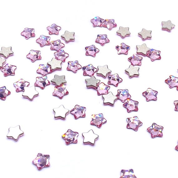 12 Pcs - Swarovski 2754 Star Flower Crystal Flatbacks No-hotfix