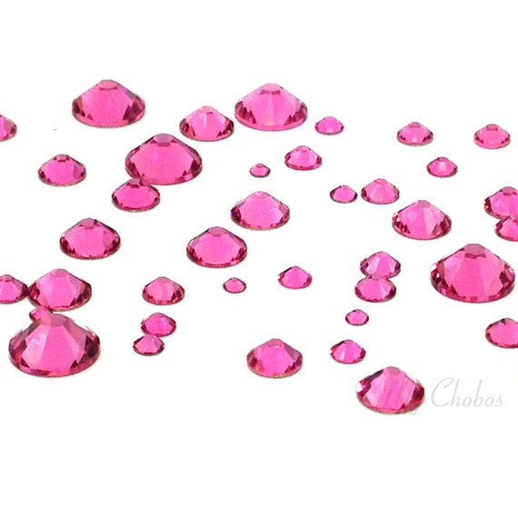 SWAROVSKI Crystals ROSE GOLD Rhinestones Gems Stones Flat Back Non Hotfix  for Nail Art and Design 