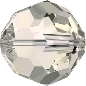 Crystal Moonlight (001 MOL) Genuine Swarovski 5000 Round Beads jewelry making * All Sizes * No Tariffs to US