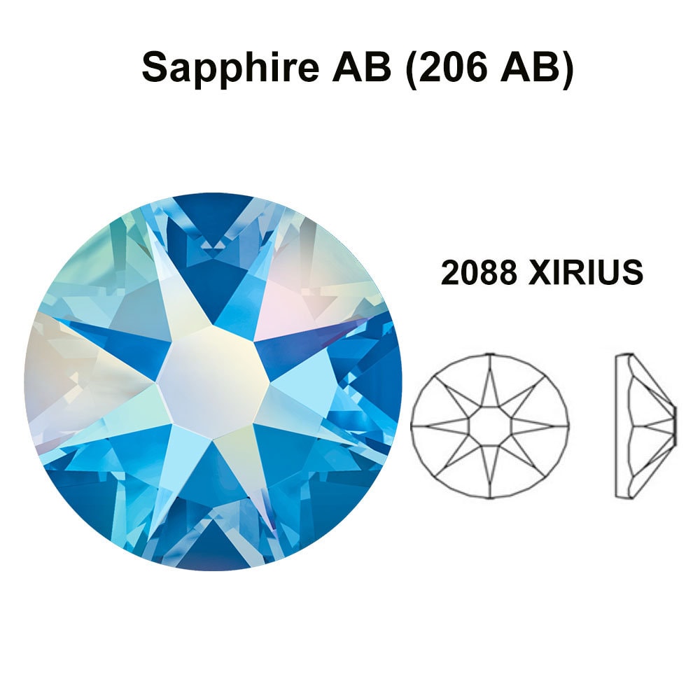 Sapphire Transparent Rhinestones - AB – The Crafting Coder