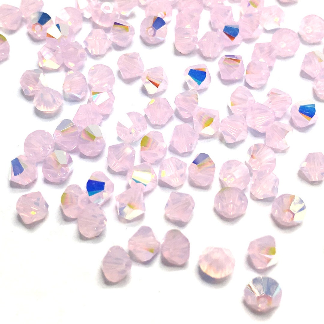 水晶　トパーズ　112g Rose Water Opal Shimmer 2x (395 SHIM2) Pink Genuine Swarovski 5328