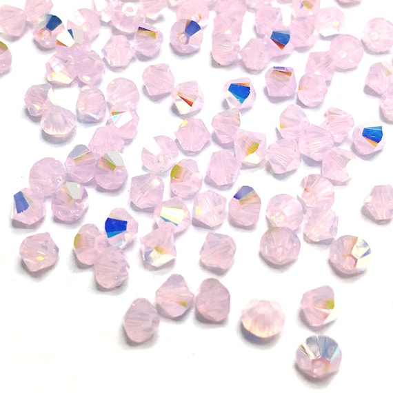 Rose Water Opal Shimmer 2x (395 SHIM2) Pink Genuine Swarovski 5328