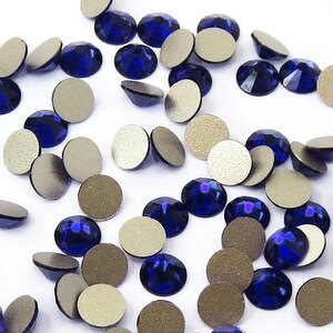 Strass Swarovski Zircone Blu 16ss 4mm Fondo Piatto - Cristallo Austriaco IHC 2088, 144 Pezzi (1 Gross)