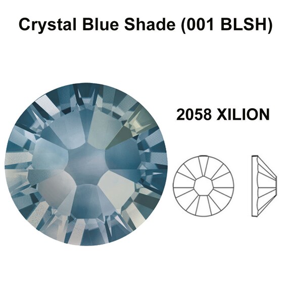 Crystal Blue Shade (001 BLSH) Swarovski 2058 Flatbacks No-hotfix