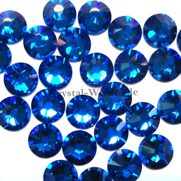 Capri Blue (243) Swarovski 2088 XIRIUS 34ss Crystal Flatback No-Hotfix Rhinestones Nail Art 7mm ss34 ** Free Shipping to US