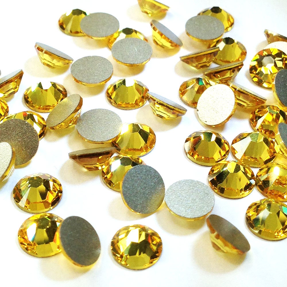 LIGHT COLORADO TOPAZ 10.5mm Rivolis Swarovski Rivoli Stones