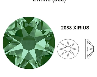 Erinite (360) Swarovski 2088 XIRIUS 16ss Crystal Flatback No-Hotfix Rhinestones Nail Art 4mm ss16 ** Free Shipping to US