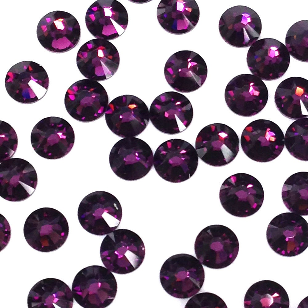 Amethyst (204) Swarovski 2000 3ss Crystal Flatbacks No-hotfix ...