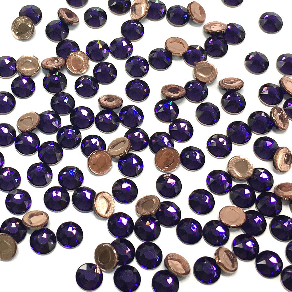 #限定 スワロフスキー#4228 6x3mm Col.Purple Velvet Purple Velvet (277) Swarovski 2078 XIRIUS / 2038 XILION