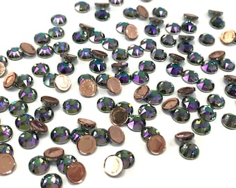 Crystal Paradise Shine (001 PARSH) Swarovski 2078 XIRIUS / 2038 XILION Flatbacks Hotfix Iron-on Rhinestones purple * Pick Size & Quantity
