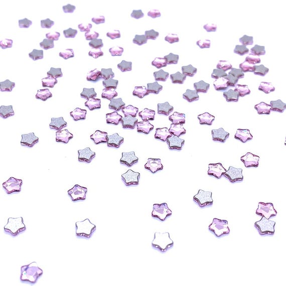 12 Pcs - Swarovski 2754 Star Flower Crystal Flatbacks No-hotfix