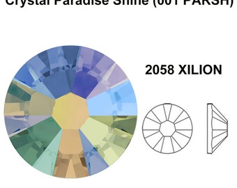 Crystal Paradise Shine (001 PARSH) Swarovski 2058 Flatbacks No