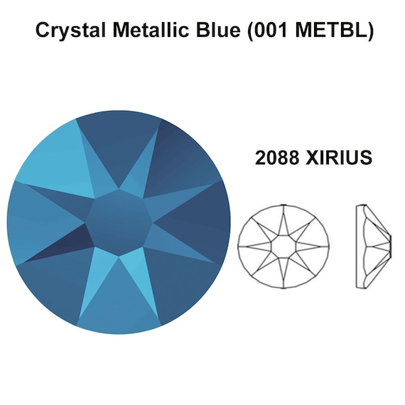 144 Pcs Crystal AB (001 AB) Swarovski New 2088 Xirius 20Ss Flat Backs Rhinestones 5mm SS20