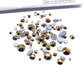 Capri Blue Glass Rhinestones For Embellishments 2-6mm Loose Nail Gemstones  Strass Hotfix Crystals Stones For Decoration
