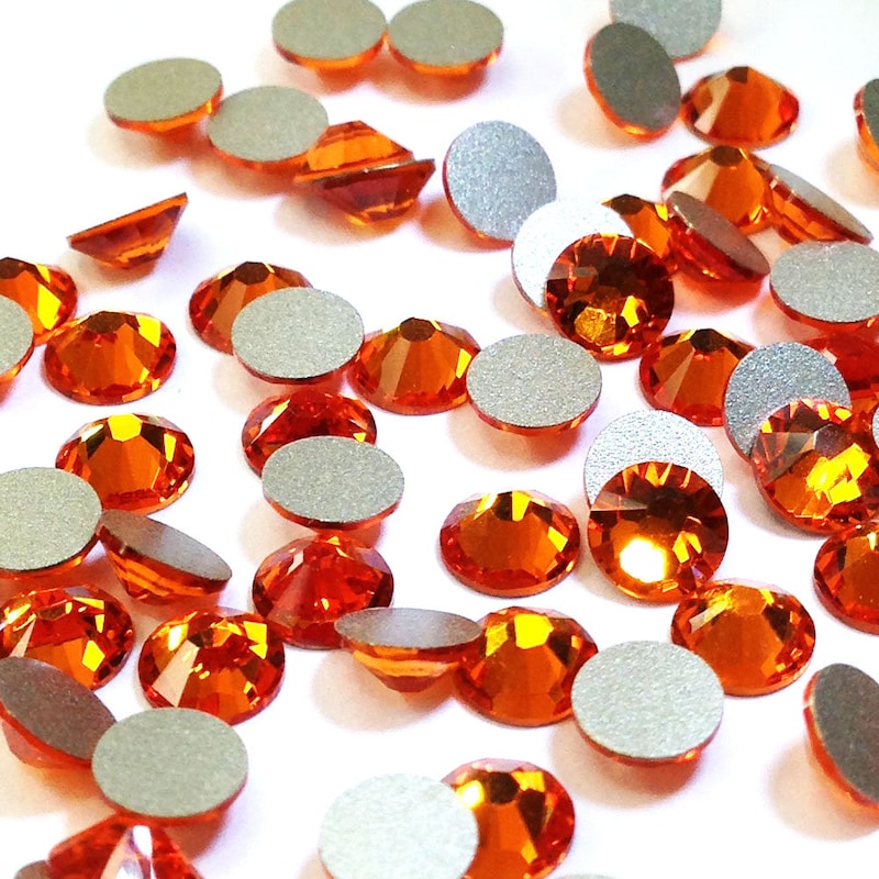 Orange Rhinestone - Etsy