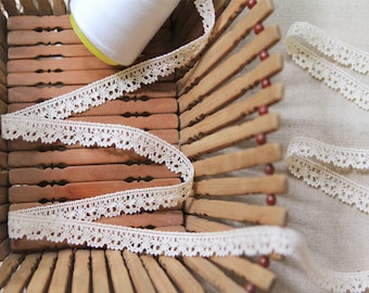 Natural Organic Cotton Lace 60mm