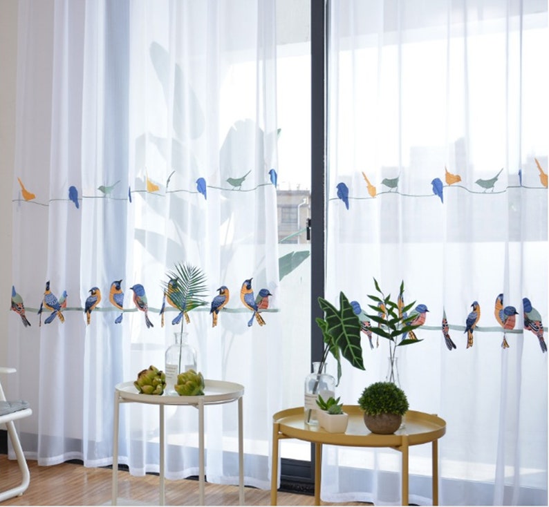 A Pair of Custom Sheer Curtains Made to Order up to Etsy Canada