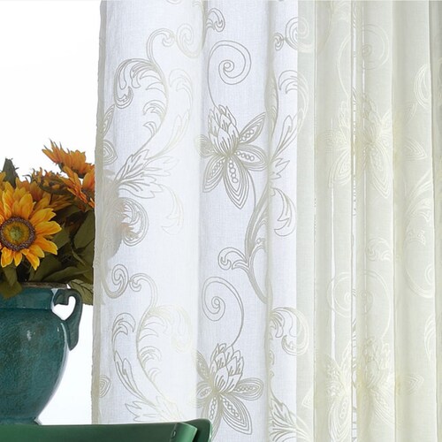 A Pair of Custom Sheer Curtains Made to Order up to Etsy