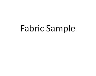 Fabric sample