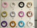 36 Plus 4 Bonus Pieces Grommets Snap Together Plastic Round - No Tool Is Needed - 12 Colors Easy Snap On Curtain Grommets 