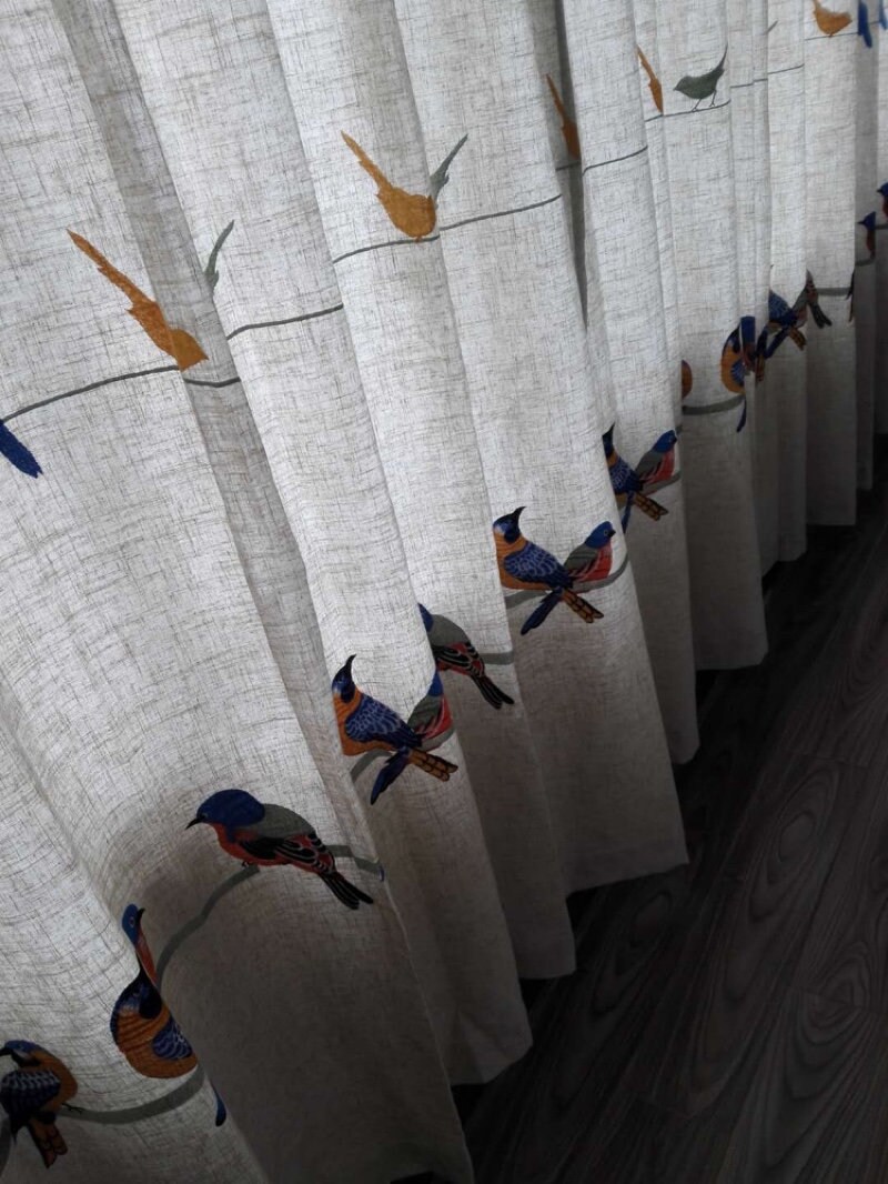 A Pair of Custom Curtains Made to Order up to 104l Etsy Ireland