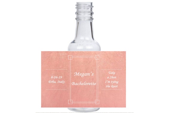 12 Elegant Erba Italy Bachelorette honeymoon mini liquor bottle event favors theme design