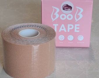 Boob Tape Women Invisible Bra Latex Free Adhesive Breathable Boob